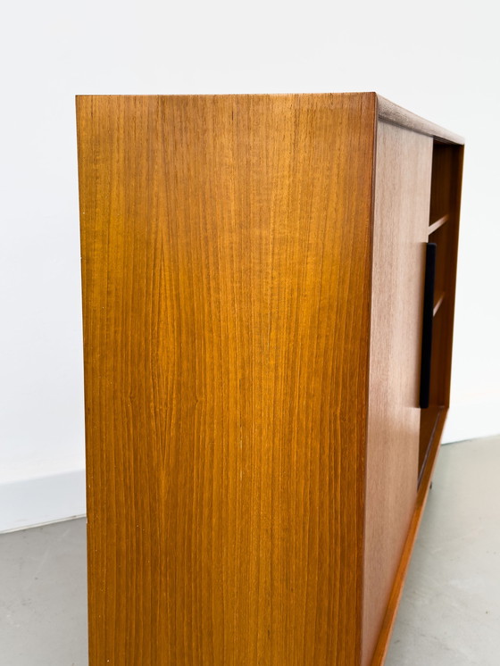 Image 1 of Teak Bookcase With One Sliding Door From Wk Möbel, 1960S