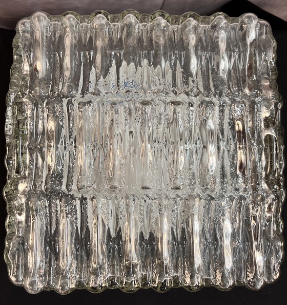 Image 1 of Wandleuchte Deckenleuchte Brutalismus Glas 60S