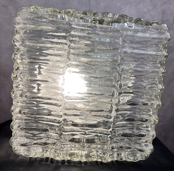 Image 1 of Wandleuchte Deckenleuchte Brutalismus Glas 60S