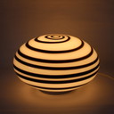 Eglo Swirl Glas Zebra Lampe