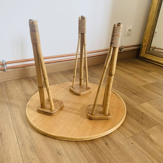 Image 1 of Vintage Dreibeiniger Couchtisch aus den 60er Jahren