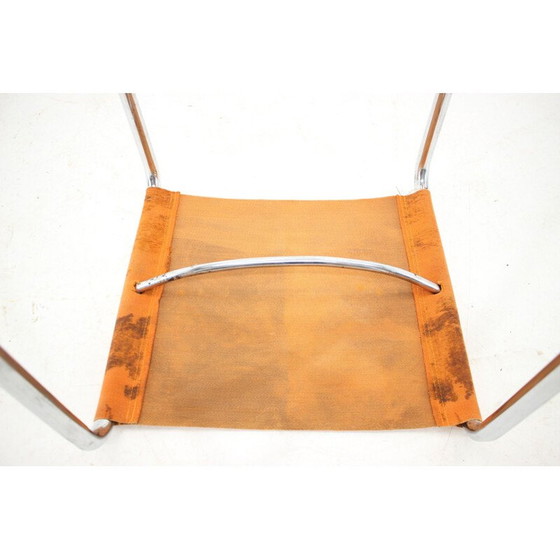 Image 1 of Verchromter Hocker von Marcel Breuer für Thonet B8, 1930er Jahre