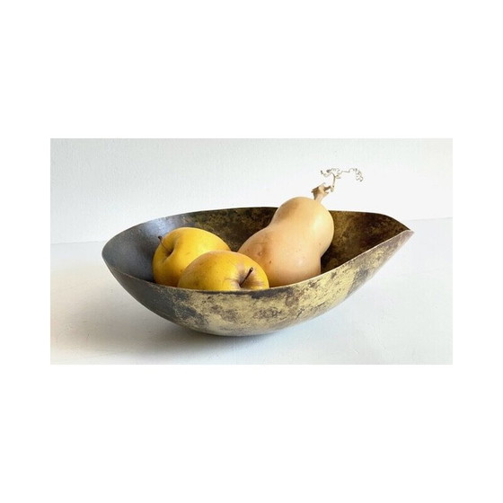 Image 1 of Vintage Obstschale aus Messing Tropfen