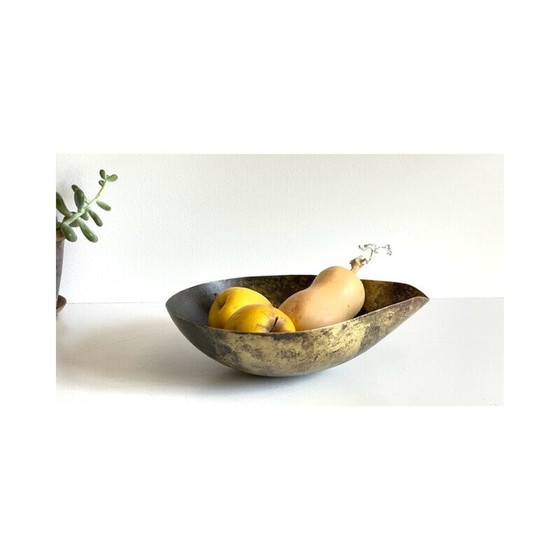 Image 1 of Vintage Obstschale aus Messing Tropfen