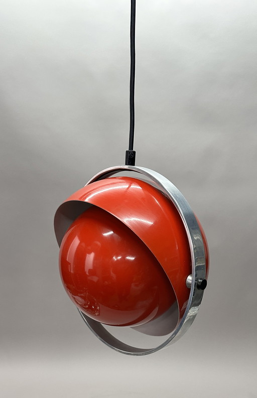 70er Jahre Space Age Pendelleuchte: Brylle & Jacobsen Moon Light