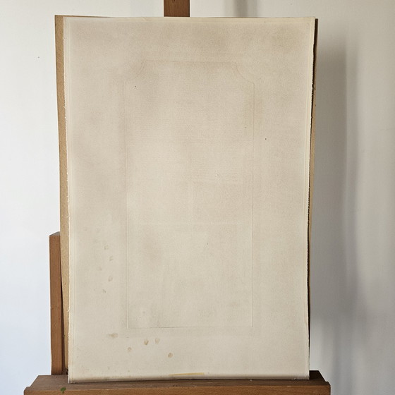 Image 1 of Rolf Escher Original-Radierung Datiert, signiert, 1977