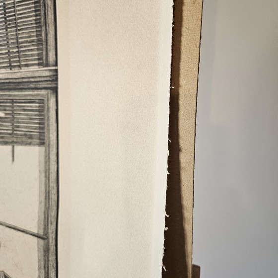 Image 1 of Rolf Escher Original-Radierung Datiert, signiert, 1977