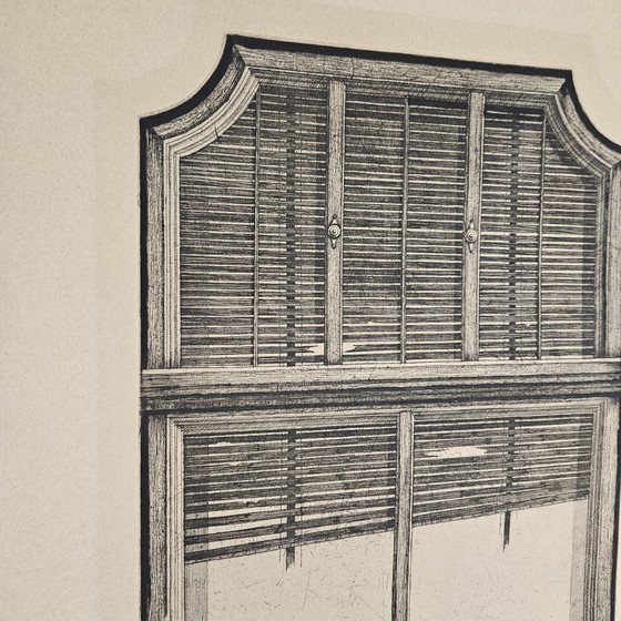 Image 1 of Rolf Escher Original-Radierung Datiert, signiert, 1977