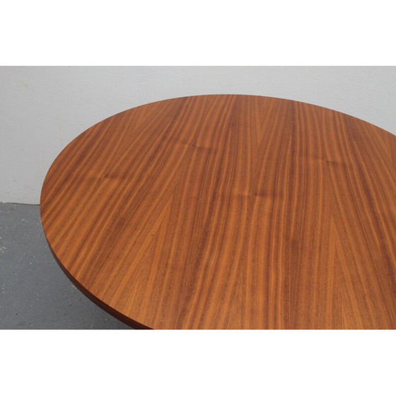 Image 1 of Vintage Couchtisch mit Nussbaum- und Chromfurnier, 1960