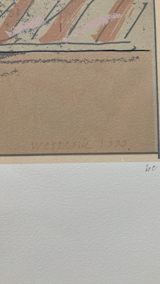 Image 1 of Co Westerik - Lesender Mann am Tisch