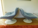 Artifort Geoffrey Harcourt F518 und F522 + Hocker
