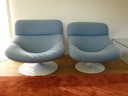 Artifort Geoffrey Harcourt F518 und F522 + Hocker