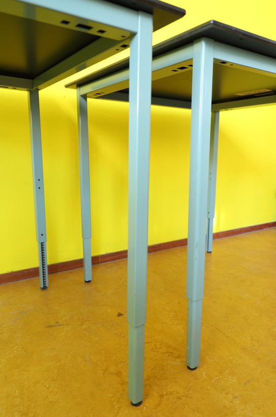Image 1 of 2x Assenburg-Tische, verstellbare Beine und Füße