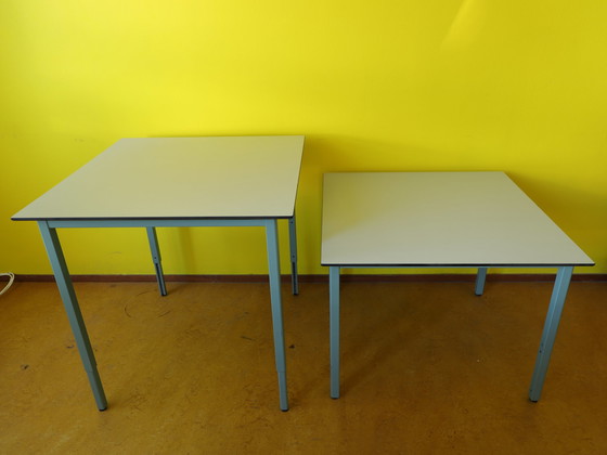 Image 1 of 2x Assenburg-Tische, verstellbare Beine und Füße