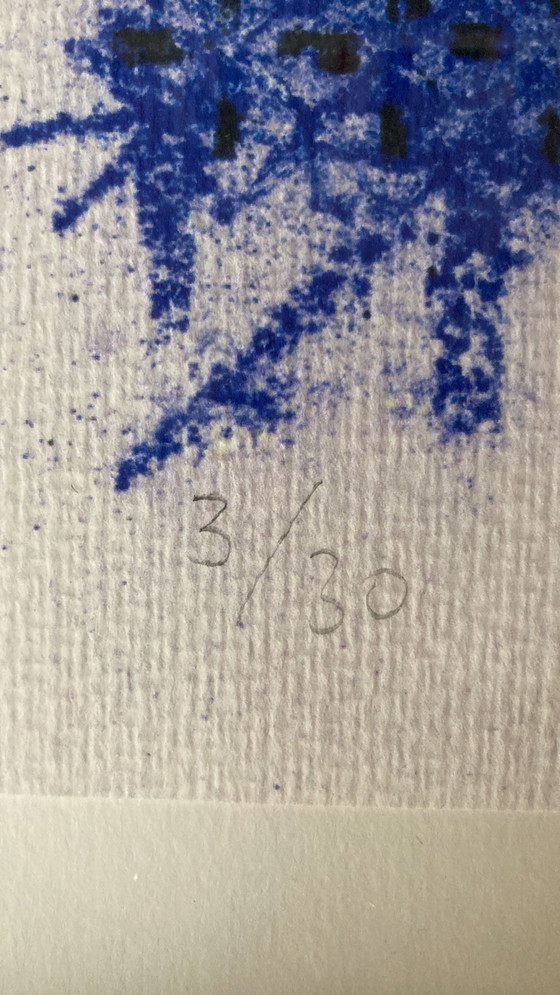 Image 1 of Ding Yi Siebdruck - Aussehen von Kreuzen