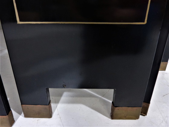 Image 1 of Raumteiler aus chinesischem Lack der Mitte des Jahrhunderts