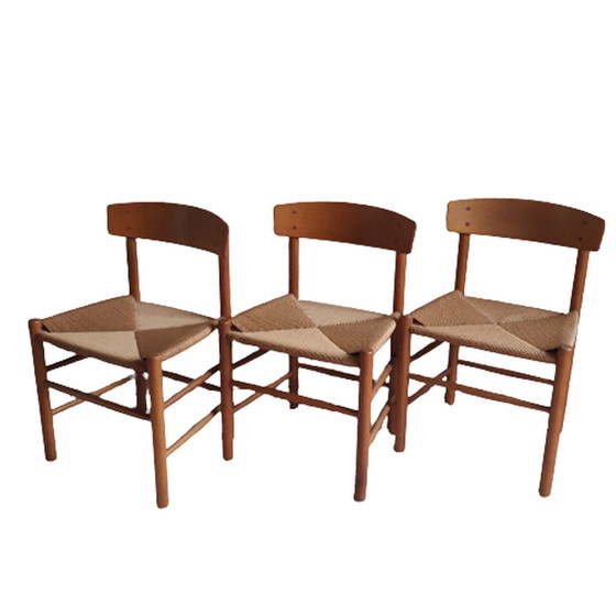 Image 1 of Møbler, Børge Mogensen Esszimmerstuhl J39 - Dänemark - 3 Stück