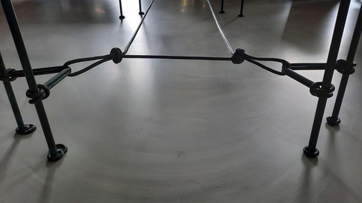 Design Couchtisch aus Glas