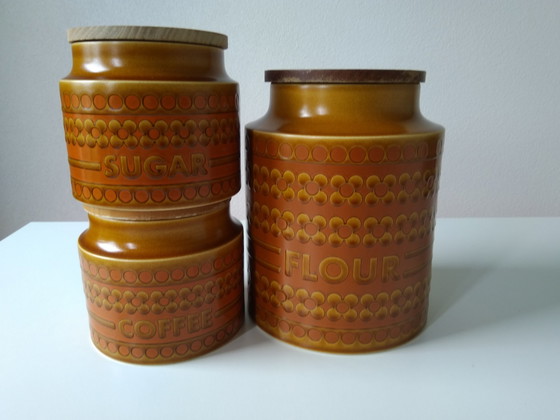 Image 1 of 3x Hornsea Safran Vorratsgläser