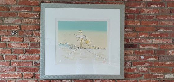 Image 1 of John Lennon Frieden auf Erden litho