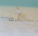 John Lennon Frieden auf Erden litho
