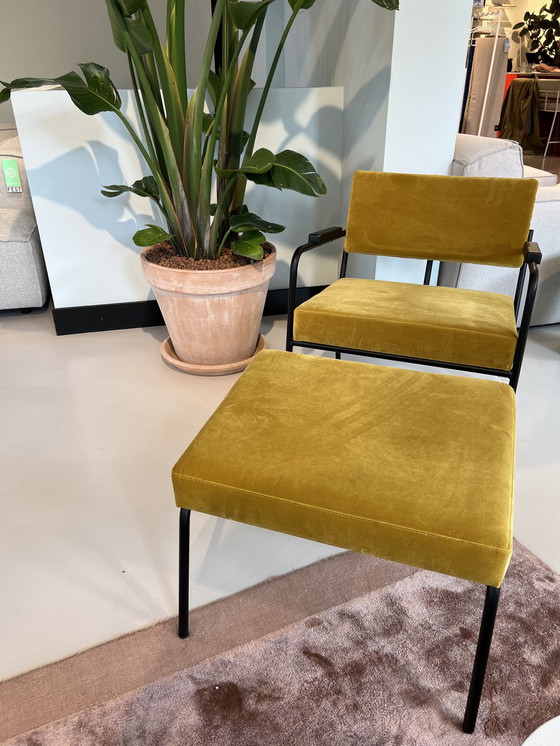 Image 1 of FEST Monday Lounge Chair (mit Armlehnen) + Ottomane