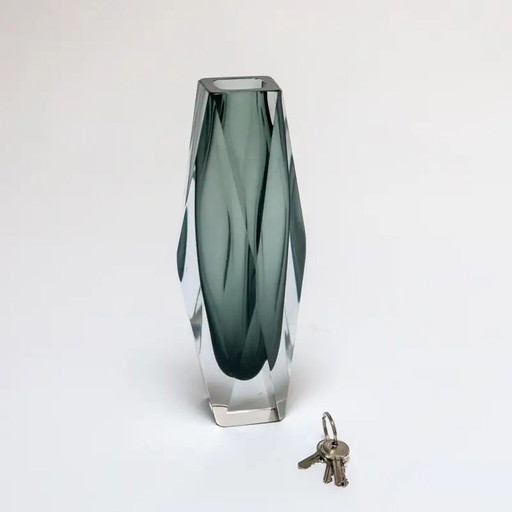 Sommerso Murano vaas – vazen, Murano Glass, Vintage