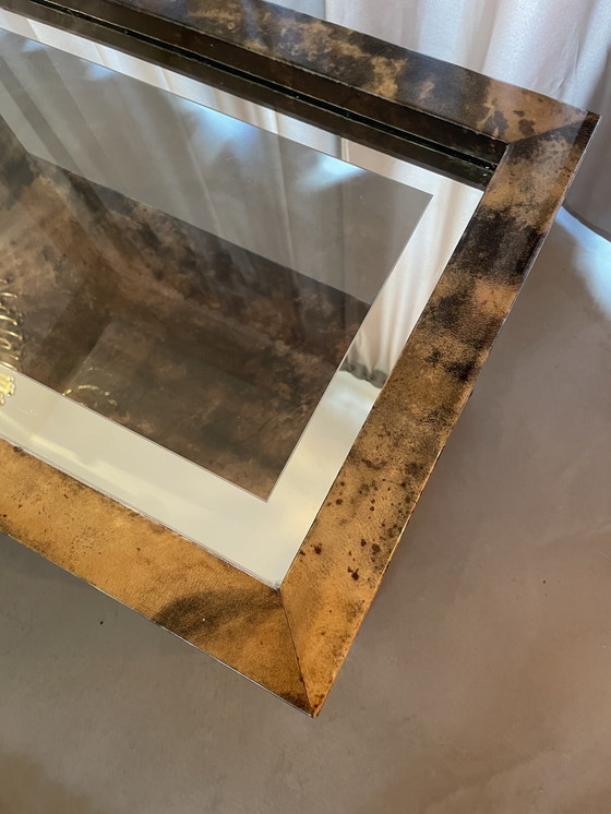 Image 1 of Aldo Tura Ziegenleder Barwagen Getränkewagen