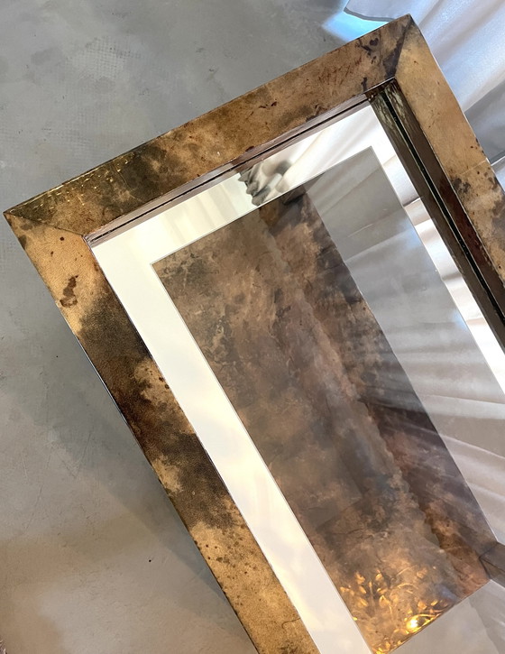 Image 1 of Aldo Tura Ziegenleder Barwagen Getränkewagen