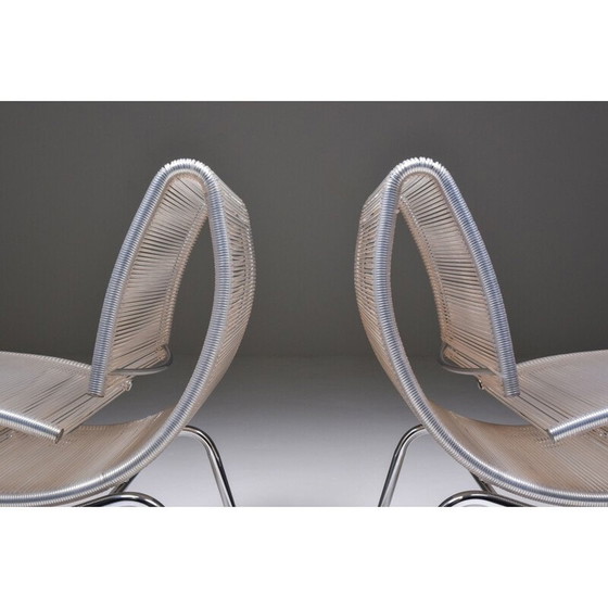 Image 1 of Paar Vintage-Sessel aus Chrom und Kunststoff, 1960