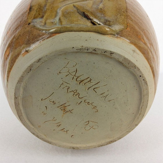 Image 1 of Vintage-Vase aus Keramik von Baumlin François, 1968