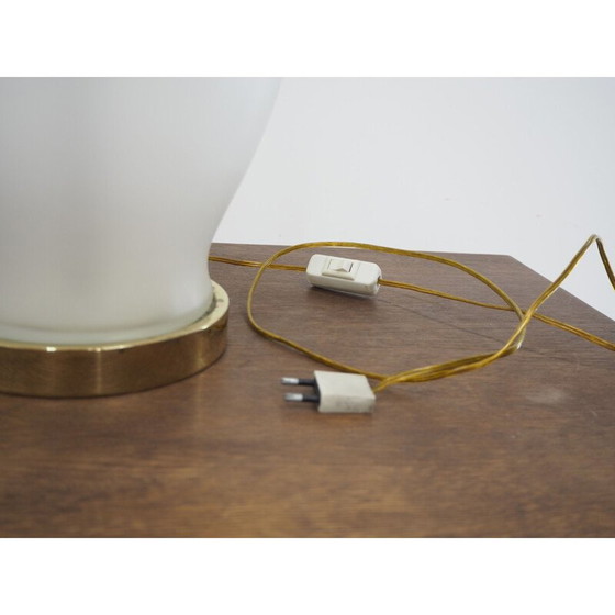 Image 1 of Mid Century Glastischlampe, Italien 1960