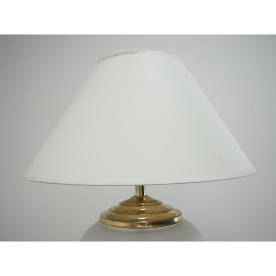 Image 1 of Mid Century Glastischlampe, Italien 1960