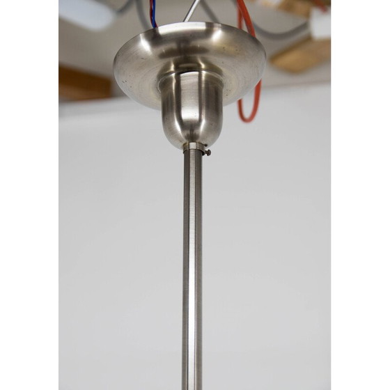 Image 1 of Alter Bauhaus-Kronleuchter aus Opalglas von Ias, 1930er Jahre