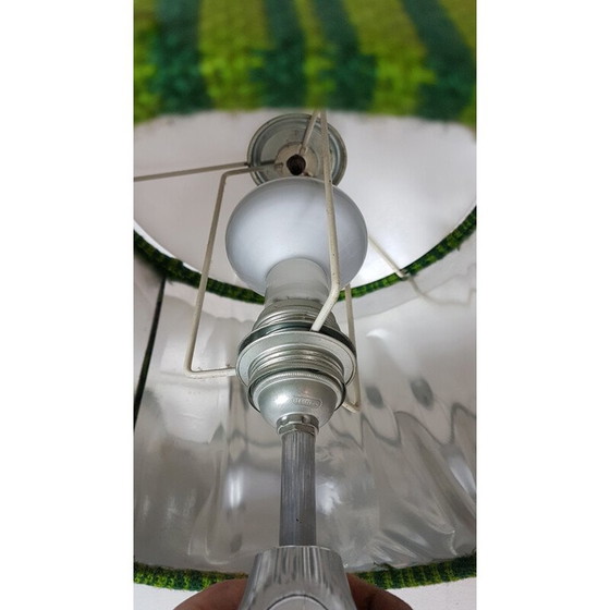 Image 1 of Lampe aus Wolle und Chrom von Gura Leuchten - 1960s