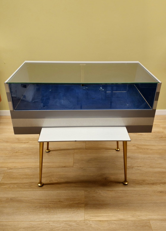 Image 1 of Vintage Countertop Verkaufstheke Theke Vitrine Vitrine Arc