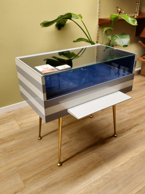 Image 1 of Vintage Countertop Verkaufstheke Theke Vitrine Vitrine Arc