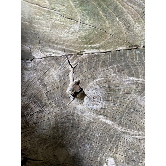 Image 1 of Paar brutalistische Sessel aus Teakholz im Vintage-Stil