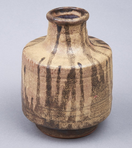 Image 1 of Karlsruher Majolika Vase, 70Er Jahre, Friedgart Glatzle