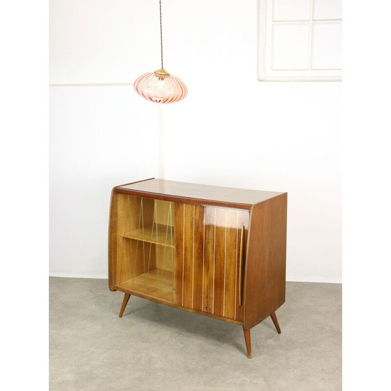 Image 1 of Vintage Pendelleuchte aus Messing und Glas