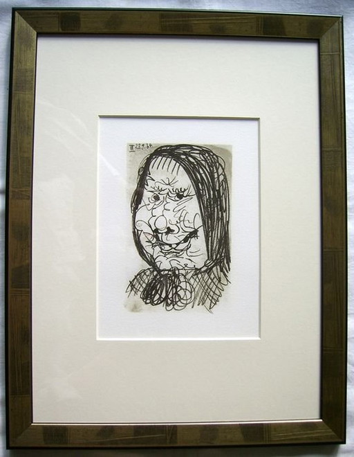 Picasso, Original-Lithographie aus der Serie "Le Goût du Bonheur".