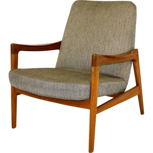Vintage Sessel aus Teak und Eiche, Schweden 1960