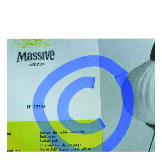 Image 1 of Space Age Atomic Tripod Tischlampe von Massive, 1960S