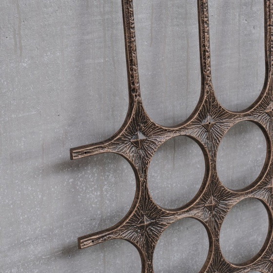 Image 1 of Brutalistisches dekoratives Wandkunstwerk aus Metall, Belgien 1960-1970er Jahre