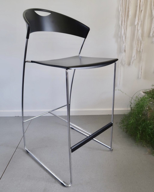 3x Vintage Baleri Italia Barhocker