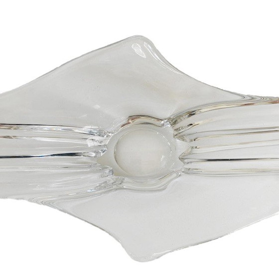 Image 1 of Vintage XL Muranoglas Schale Klarglas Mid Century