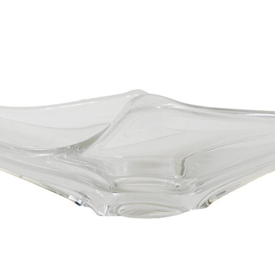 Image 1 of Vintage XL Muranoglas Schale Klarglas Mid Century