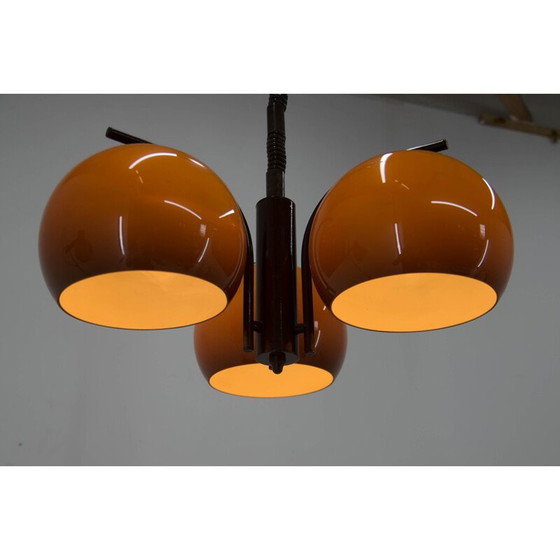 Image 1 of Set aus Vintage-Stehlampe und Kronleuchter, Ungarn 1960er Jahre