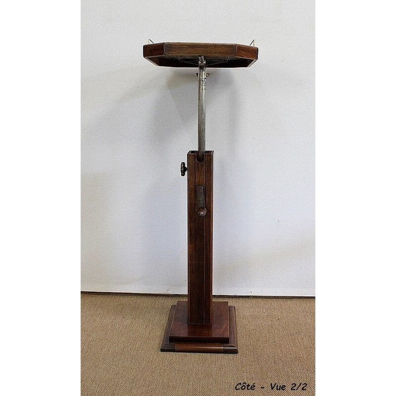 Image 1 of Vintage-Rednerpult aus massivem Nussbaum, 1940
