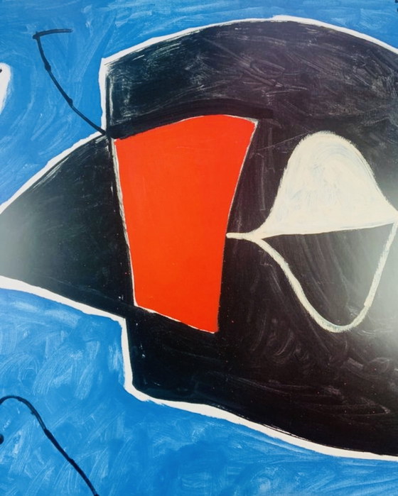 Image 1 of Joan Miró: "Dona, Ocell, Estel, 1978". Großes Format.